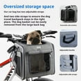 thumbnail image 4 of Pet Foldable Front Bike for Dogs 4 in 1 Versatile Pet with Shoulder Bag Car Seat Cushion & Reflective Strips Supports Up to 12lbs, 4 of 8