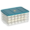 thumbnail image 4 of Binwennn Food Storage Container Stackable Dumpling Storage Airtight Cookie Storage Containers Transparent Food Containers With Lid For Kitchen And Fridge Home Storage Freezer Storage Containers, 4 of 4