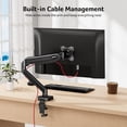 thumbnail image 2 of Acer Single Monitor Mount, Fully Adjustable Monitor Arm Fits 17 to 34 Inch Screens, Gas Spring VESA Mount with C-Clamp & Grommet Base, Computer Desk, 2 of 9