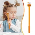 thumbnail image 2 of 0.5mm Halloween Themed Pumpkin Ghost Gel Pen, Black Orange Ink Spooky Writing Pen For Office Stationery, Cute Novelty Pen For Desk, Puppy Pumpkin, 2 of 9