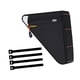 thumbnail image 5 of Bolsa para cuadro de bicicleta, bolsa triangular para bicicleta, práctica, compacta, fácil de instalar, para debajo del tubo superior de bicicleta Negro, 5 of 8