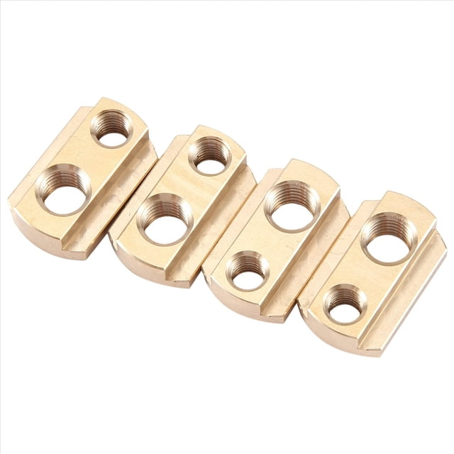 4 PCS Sliding T Nuts with Machine Rice Screw Hydrofoil Mounting T-Nuts M6 and M8 for All Hydrofoil Tracks,4 * Hydrofoil screw,Gold