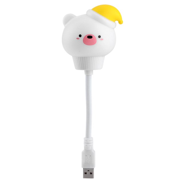 Mini luz nocturna con conexión USB, luz LED ligera portátil para decoración del hogar y la habitación
