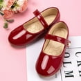 thumbnail image 4 of Toddler Little Girl Mary Jane Dress Shoes Ballet Flats for Girl Party School Shoes Bowknot Princess Shoes, 4 of 6