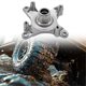 thumbnail image 4 of Rear Hub 5135546 5135406 for Polaris Hawkeye 300 2007 2008 2009 2010 2011, 4 of 5