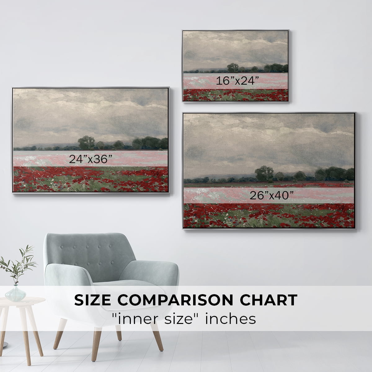 Vintage Botanical Print-XCIII By Wexford Home Framed in Silver Wood Gallery Wrapped Canvas 25 in. x 37 in.
