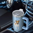thumbnail image 4 of 1pc Pet Lovers 40oz Tumbler with Straw & Handle - Insulated Stainless Steel Cup | Holiday Gift for Man Women (Christmas, Valentine's, Birthday), 4 of 5