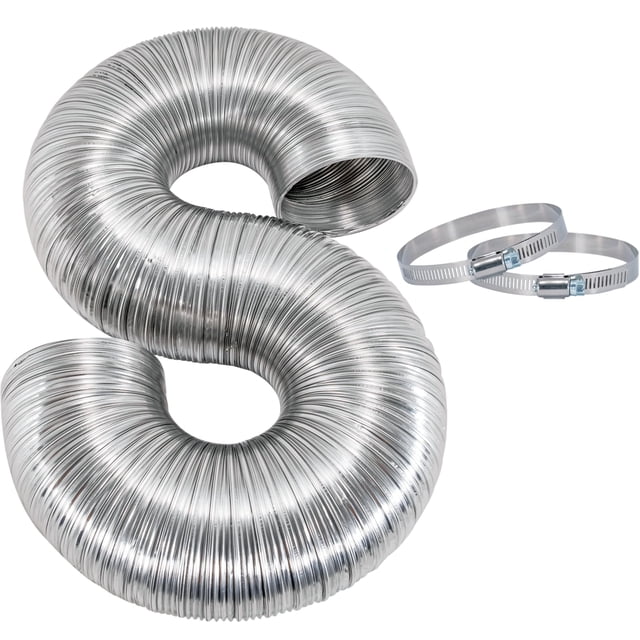 Eastman 69028 Semi-Rigid Aluminum Dryer Duct, silver