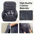 thumbnail image 5 of Office Chair Cushion One-Piece Thick Seat Cushion Padded with Backrest for Butt and Back Support, Dark Gray, 5 of 8