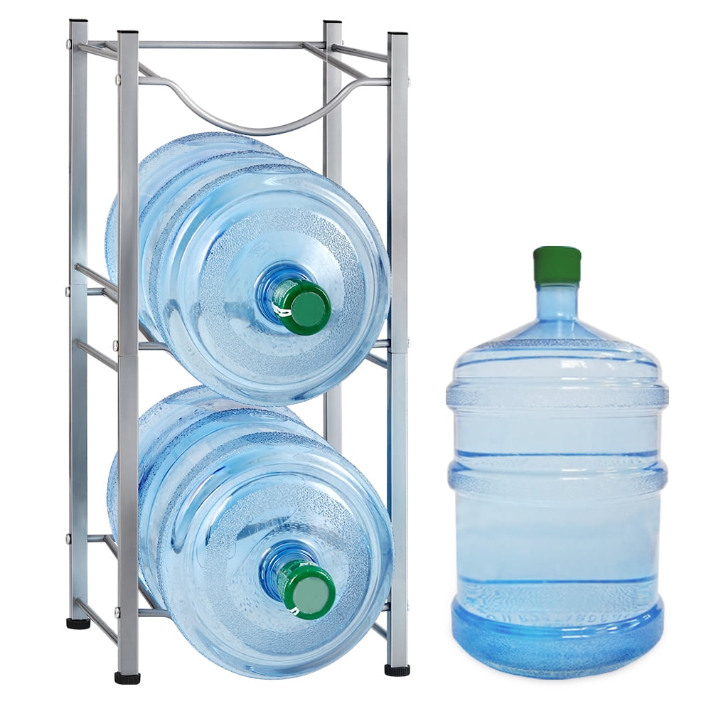 3-Tier Water Bottle Storage Rack 5 GallonWater Cooler Jug Rack for 6 Bottles 