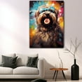 thumbnail image 5 of Briard Dog Canvas Wall Art,Pet Canvas Painting Puppy Artwork,Colorful-Watercolor Original Artwork Print For Bedroom, Bathroom Wall Art decor, 5 of 6
