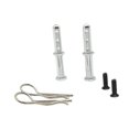 thumbnail image 3 of Almencla 2x RC Body Post Aluminum Shell Holder Mounts for 1/12 1/14 Crawler Car Truck argent, 3 of 7