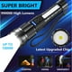 thumbnail image 2 of Linterna LED recargable Queena 990.000 lúmenes IPX6, paquete de 2, 2 of 8