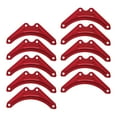 thumbnail image 4 of 10 piezas de láminas de fijación de refuerzo para escalera de mano, soporte de esquina de ángulo fijo triangular Rojo, 4 of 9