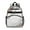 White Gray Rose, variant on Pink Gold Wave Marble Pattern Backpack for School,Cute School Bag,Schoolbag with Adjustable Shoulder Straps & Padded Back,15.25"x11.5"x5.25"
