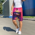 thumbnail image 6 of Naloa Neon Cassette Tape Men's Short Pajama Pants, Pj Shorts, Lounge Comfort Shorts-Medium, 6 of 6
