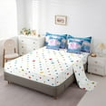 thumbnail image 5 of jejeloiu Pink Cute Axolotl 7-Piece Twin Bedding Sets,Ocean Aniaml Bedding Comforter Set,Watercolor Sealife Coral Sheet Sets For Girls Kids,Breathable Home Decor Reversible, 5 of 8