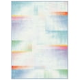 thumbnail image 2 of SAFAVIEH Paint Brush Brooke Abstract Area Rug, Blue/Green, 7'9" x 10', 2 of 14