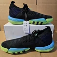 thumbnail image 2 of New Ad-id-as Trae Young 2 Mens Basketball Shoes Black Green H06473 Men Size 11.5, 2 of 6