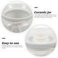 thumbnail image 4 of Ceramic Jar 500ml Lard Storage Jar Sugar Container Kitchen Spice Canister, 4 of 8