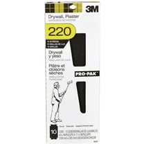 3M 11-1/4 in. L x 4-3/16 in. W 220 Grit Extra Fine Silicon Carbide Drywall Sanding Screen 10 pk