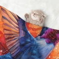 thumbnail image 2 of Naloa Vibrant Hummingbird Watercolor Art Dog Blanket, 3 Sizes Cat Blanket for Indoor Cats Large Medium Small Dog Gifts-Medium, 2 of 8