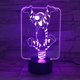 thumbnail image 1 of Lámpara de mesa con luz nocturna Cartoon Tiger Winnie 3D LED, 1 of 2