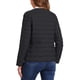 thumbnail image 3 of Chaqueta acolchada ligera para mujer Inspire Chic, con botones, empacable, de manga larga, color negro, 3 of 6