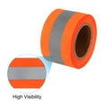 thumbnail image 3 of Uxcell Reflective Tape Strip, 2"x 17ft Reflective Tape Sew on Safety Fabric Tape, Orange, 3 of 5