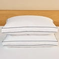 Peace Nest White Feather & Down Gusset Standard/Queen Pillow Set of
