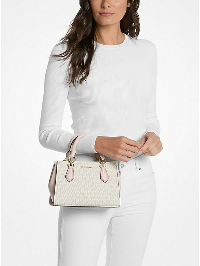 Michael Kors Outlet Marilyn Small Signature Logo Messenger Bag