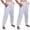 White, variant on Sweatpants for Women, Loose Lightweight Yoga Joggers Workout Casual Lounge Pants with Pockets