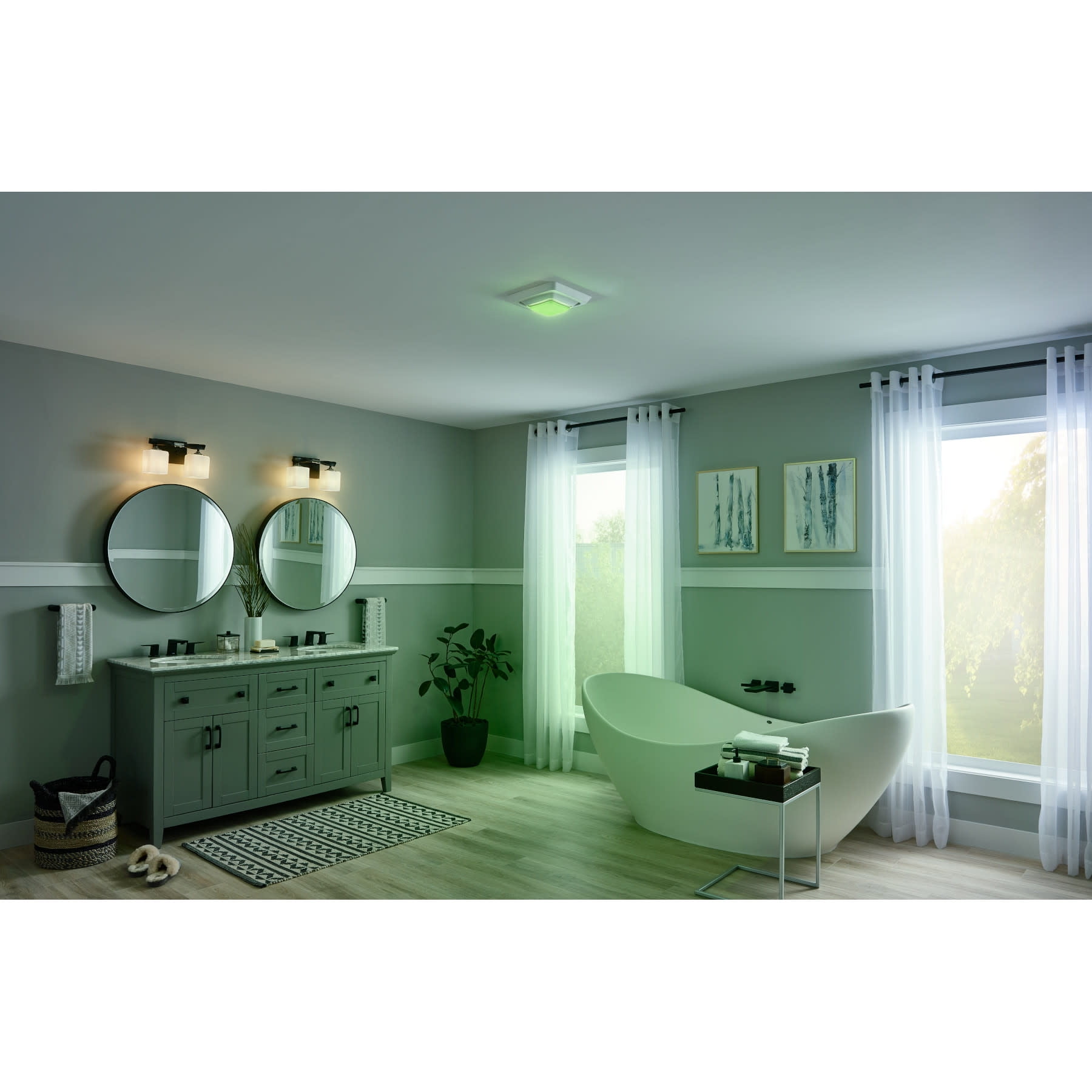Broan-NuTone FG600RGBS Exhaust Fan Cover for Bathroom, White