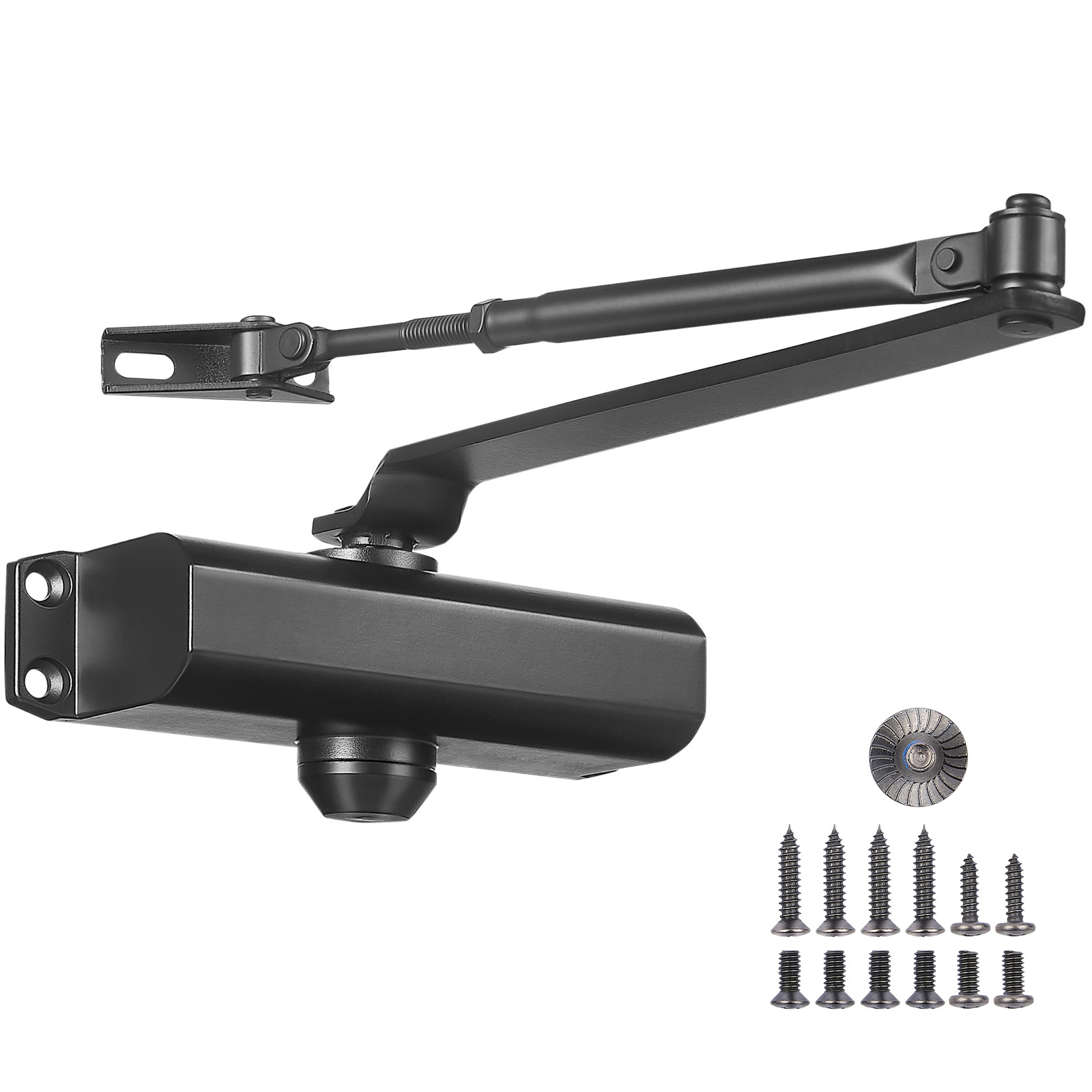 SKYSHALO 187 lbs Heavy Duty Commercial Door Small Large Residential Hydraulic Black