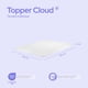 thumbnail image 2 of Colchoneta Cubre Colchon Topper Memory Foam 5cm Individual, 2 of 7
