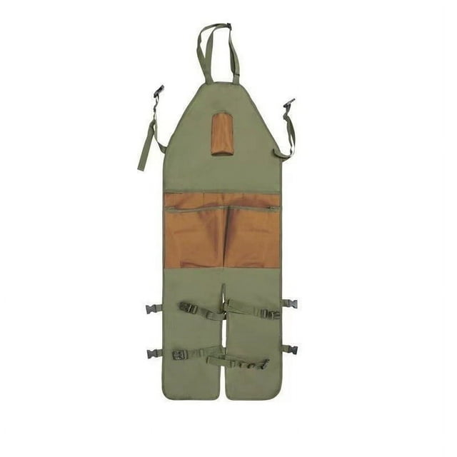 Heavy-Duty Garden Apron with Multiple Tool Pockets, Oxford Fabric Leg Protection for Trimming Planting Outdoor Workwear
