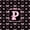 Pink Black P, variant on Manfei Black Pink Monogram Letter M Twin Bedding Sets 7-Piece for Girls Women,Kids Teens Shabby Chic Ribbon Bow Knot Bedding Comforter Set,Pink Reversible,Super Cozy Room Decor