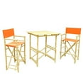 thumbnail image 1 of ZEW SET-007-01 Set Of 1 High Square Table, 2 High Director Chairs - Pottery, 1 of 1