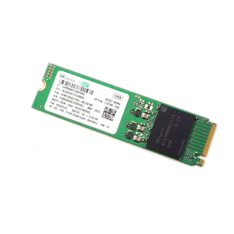 Opfylde Privilegium smugling SK Hynix HFM128GDJTNG-8310A 128GB NVMe M.2 PCIe SSD Solid State Drive  L15193-002 Used - Walmart.com