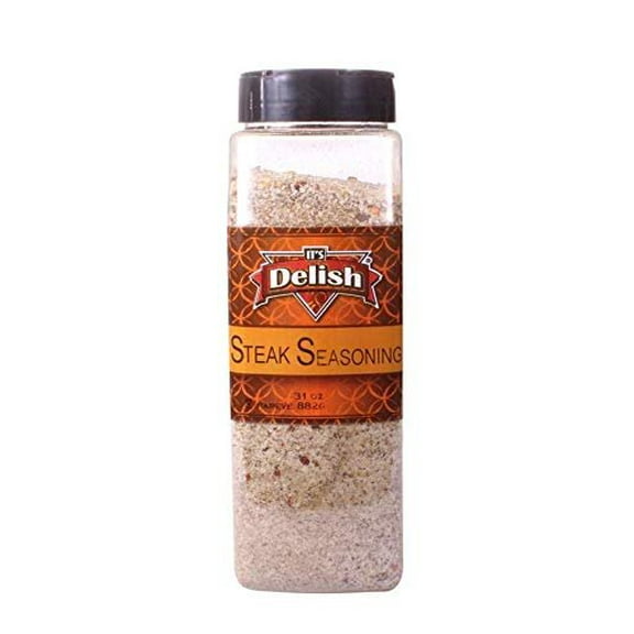 Meat Poultry and Fish Seasoning by Its Delish Ribeye Steak Seasoning, Large Jar