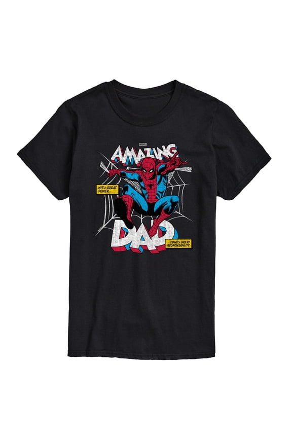 Spiderman - Amazing Dad - Men's Short Sleeve Graphic T-Shirt