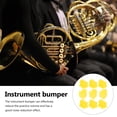 thumbnail image 4 of OULII 20pcs Noise Cancelling Silicone Drum Mute Tips Yellow for Students, 4 of 8