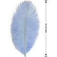 thumbnail image 2 of Namzi 24pcs Baby Blue Ostrich Feathers Natural Bulk 10-12Inch 25cm-30cm for Wedding Party Centerpieces Easter Gatsby and Home Decorate Ostrich Feathers, 2 of 5