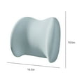 thumbnail image 3 of Fnochy Home Car Wedge Seat Cushion For Car Seat Driver/Passenger- Wedge Car Seat Cushions For Driving Improve Vision/Posture - Memory Foam Car Seat Cushion For Hip Pain, 3 of 7