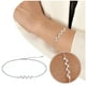 thumbnail image 2 of Pulseras delicadas para mujer Ascomy Pulseras con cadena de puntos de zirconia cúbica pequeña chapada Pulseras minimalistas ajustables con cadena de hojas para mujer Joyas para el día a día Regalos, 2 of 7