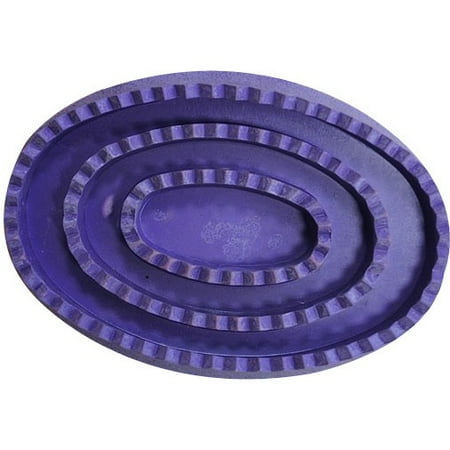Soft Rubber Curry Comb - Hilason Horse Grooming Large Soft Rubber Curry Comb