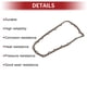 thumbnail image 5 of Empaque de cárter de aceite para automóvil, empaque de cárter de aceite de transmisión, empaque de cárter de aceite del motor No.313971XF0A para Nissan Juke 2011-2017 para Nissan Sentra 2007-2012, 5 of 7
