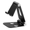 thumbnail image 4 of Soporte ajustable para teléfono móvil de escritorio, soporte para tableta, soporte antideslizante para oficina en hogar, accesorios para teléfonos móvi Negro, 4 of 8