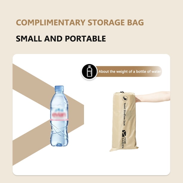 Silla De Ocio Silla trasera plegable Respaldo cómodo Silla Respaldo Cojín Suministros para exteriores Hugtrwg Para Estrenar