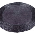 thumbnail image 4 of Glass Beaded  PlacematColor: Deep Purple Two-ToneSize: 13" RoundSet of 4, 4 of 9